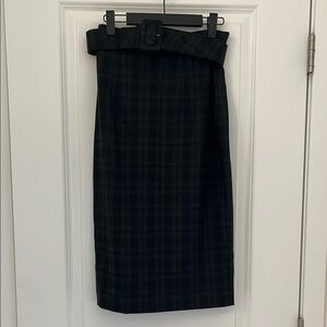 Halogen Black Midi Pencil Skirt